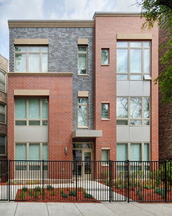 Controlled access building & garage